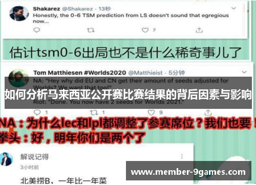 如何分析马来西亚公开赛比赛结果的背后因素与影响